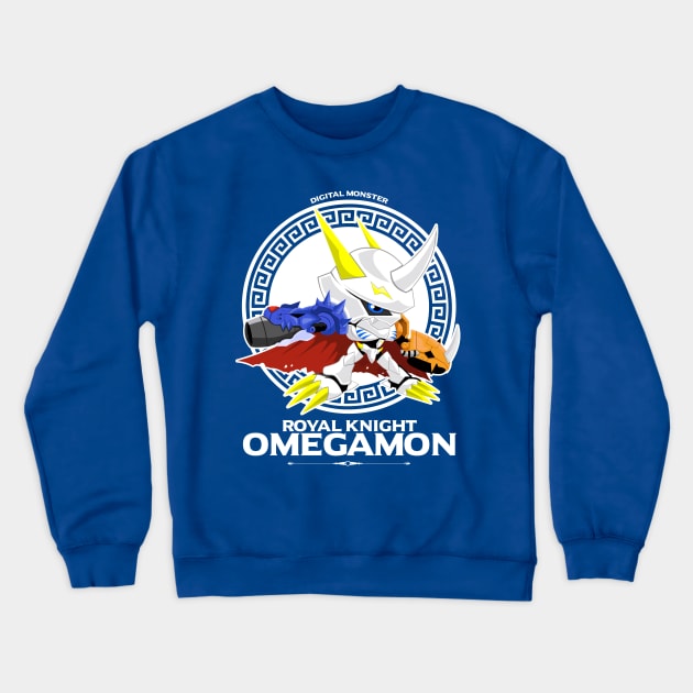 digimon chibi omegamon Crewneck Sweatshirt by DeeMON